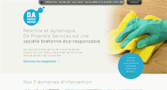 Desktop Screenshot of da-proprete-services.com