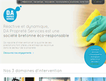 Tablet Screenshot of da-proprete-services.com